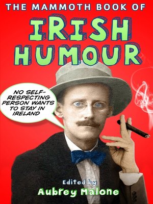 cover image of The Mammoth Book of Irish Humour